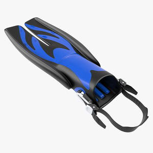 Swim Fins 3 Generic 3D model