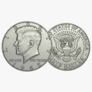 US Half Dollar 3D model