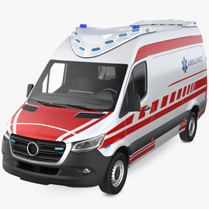 3D Modern Paramedic Ambulance