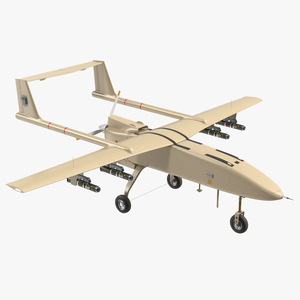 Unidentified Sand Color Drone 3D model