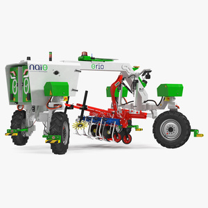 Agriculture Robot Orio Naio Rigged 3D model