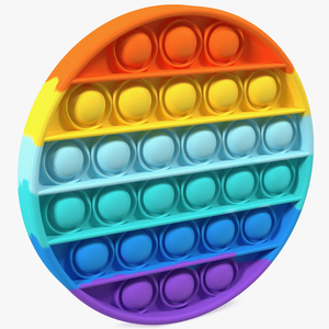 Circle Pop It Fidget Toy 3D model