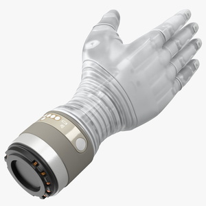 Wrist Bionic Hand Deka Rigged 3D model