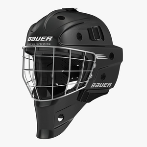 3D model Hockey Goalie Mask Bauer Black