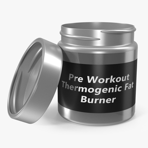 Pre Workout Thermogenic Fat Burner 3D model