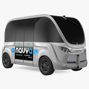 Autonomous Electric Vehicle Navya Arma Exterior Only 3D