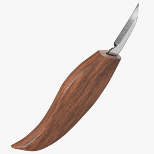 3D Knife Chip Carving model