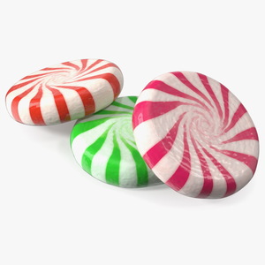 A Bunch of Round Candy 3D