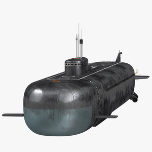 3D model Submarine Belgorod K-329 OSCAR II Rigged