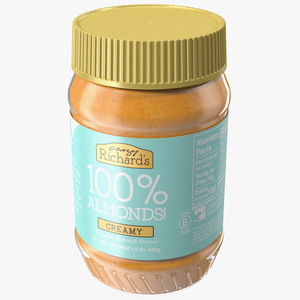 Crazy Richard Almond Butter 3D