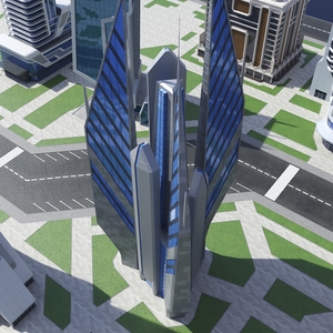 3D Concept Skyscraper model