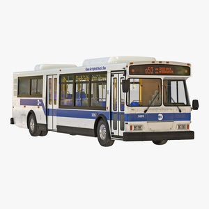 3D model MTA New York City Bus Q53