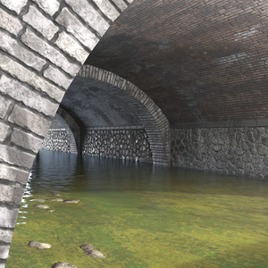 River Tunnel 3D