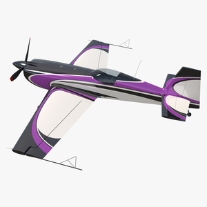 3D model Aerobatic Monoplane Aircraft Rigged