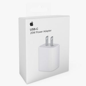 Apple USB-C Power Adapter Retail Packaging 3D