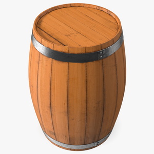 3D model Oak Barrel