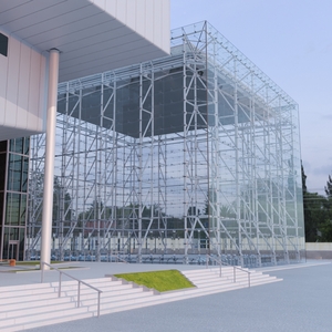 Glass Cube Observatory 3D