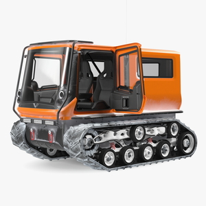 3D Snowbound Polar Vehicle Venturi Rigged model