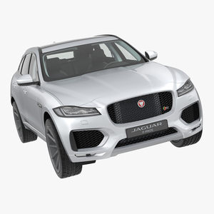 3D Jaguar F Pace 2017 model