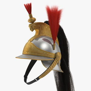 French Cuirassier Helmet 3D model