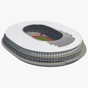 3D Football Pitch Stadium Arena model