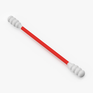 3D model Cotton Swab Ring Type Red