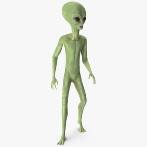 3D model Cartoon Alien Rigged