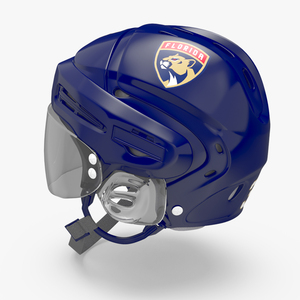 3D model Hockey Helmet Florida Panthers