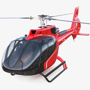 3D Civil Helicopter Airbus H130 model