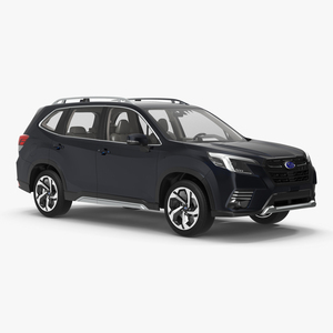 3D Subaru Forester 2022 Black