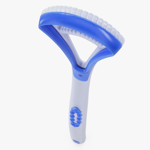 Tongue Scraper Blue 3D model