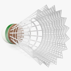 Plastic Shuttlecock 3D model