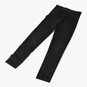 3D Jeans Black