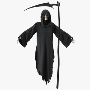 Grim Reaper with Scythe Set 3D