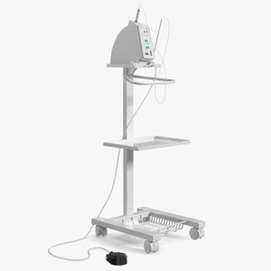 Dental Anesthesia System on Cart 3D