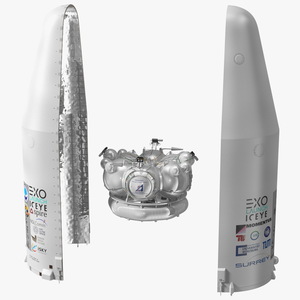 3D Upper Stage Fregat model