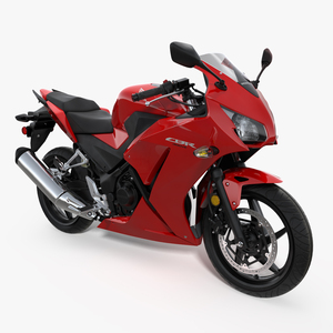 3D Honda CBR300R 2016 Lightweight Motorcycle