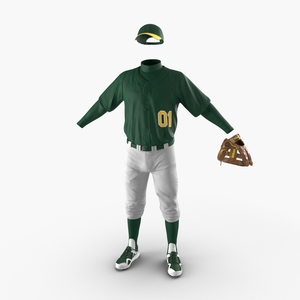 3D model Baseball Player Outfit Generic