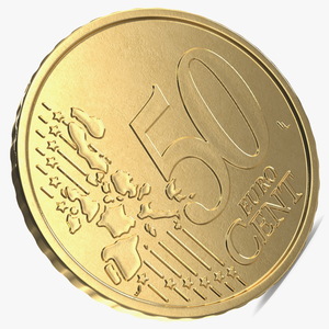 50 Euro Cent France 3D model