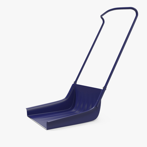 3D Sleigh Shovel Blue model