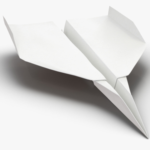 3D Paper Plane 7 model