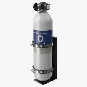 3D model Oxygen Cylinder