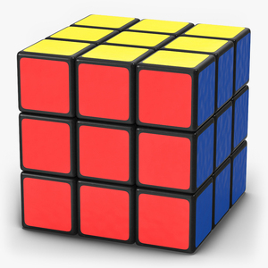 3D Rubiks Cube Puzzle model