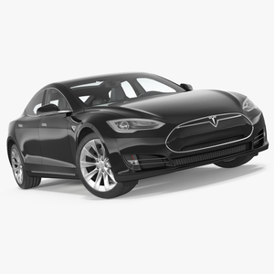 Tesla Model S 60D 2015 Rigged 3D model