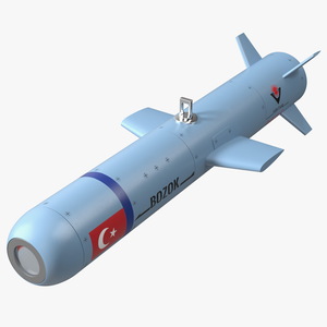 3D model Bozok Laser Guided Rocket