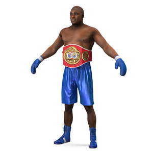 3D International Boxing Federation Champion Rigged for Cinema 4D