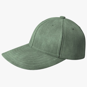 Baseball Cap Denim Green 3D model