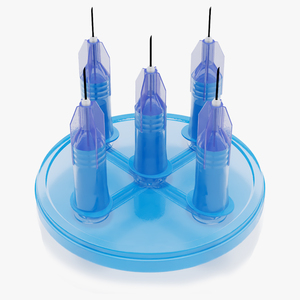 3D Multi Injector 5 Needles Circular Blue model