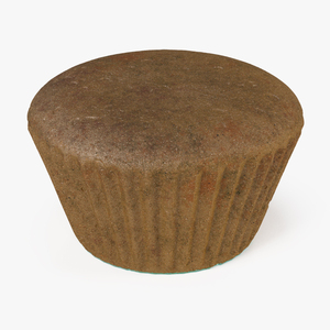 Sponge Cupcake Base 3D model