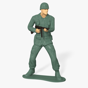 3D model Toy Soldier with Gun